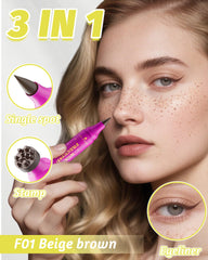 Berinist Freckle Stamp Head with three sizes enables varied, realistic spots.