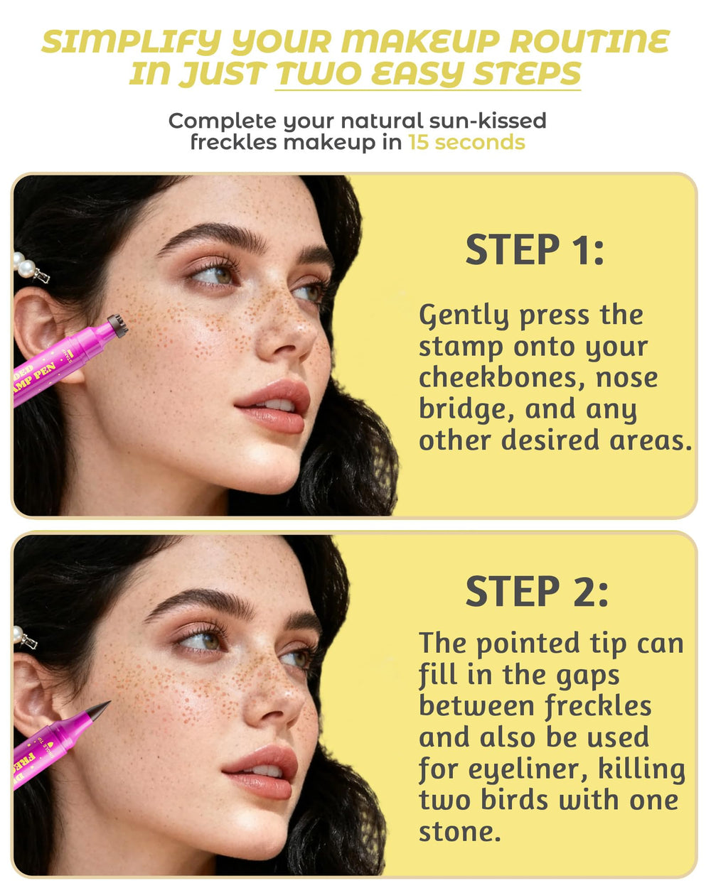 Berinist Gift-Ready Freckle Pen appeals to beauty lovers and beginners.