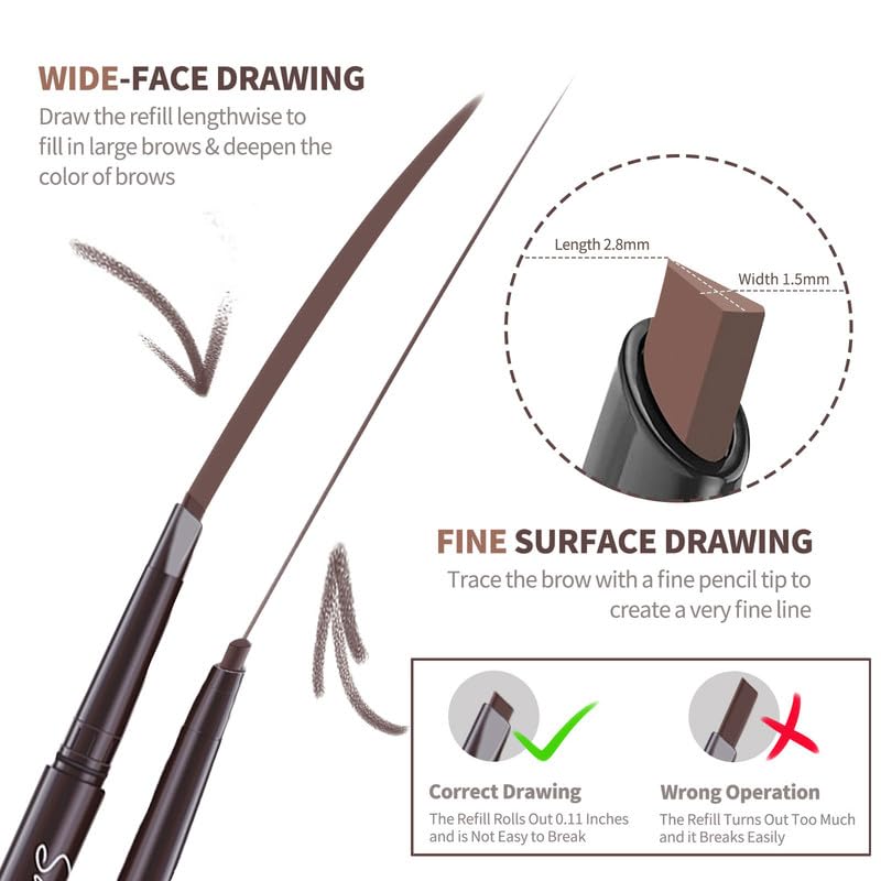 Berinist precise outline and fill for clean brow definition.