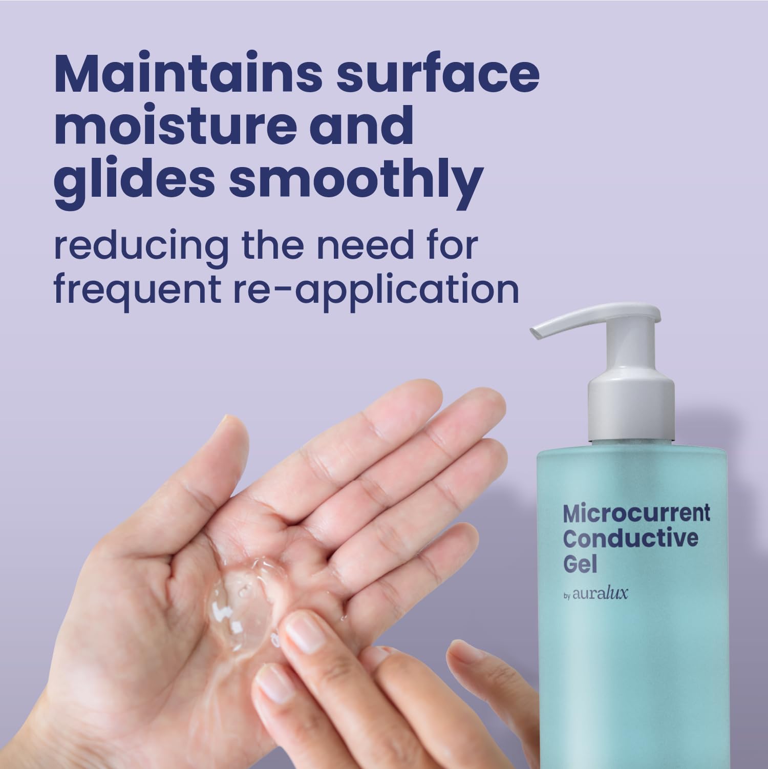 Berkland Auralux Hydrating Gel creamy texture for smooth electrode contact