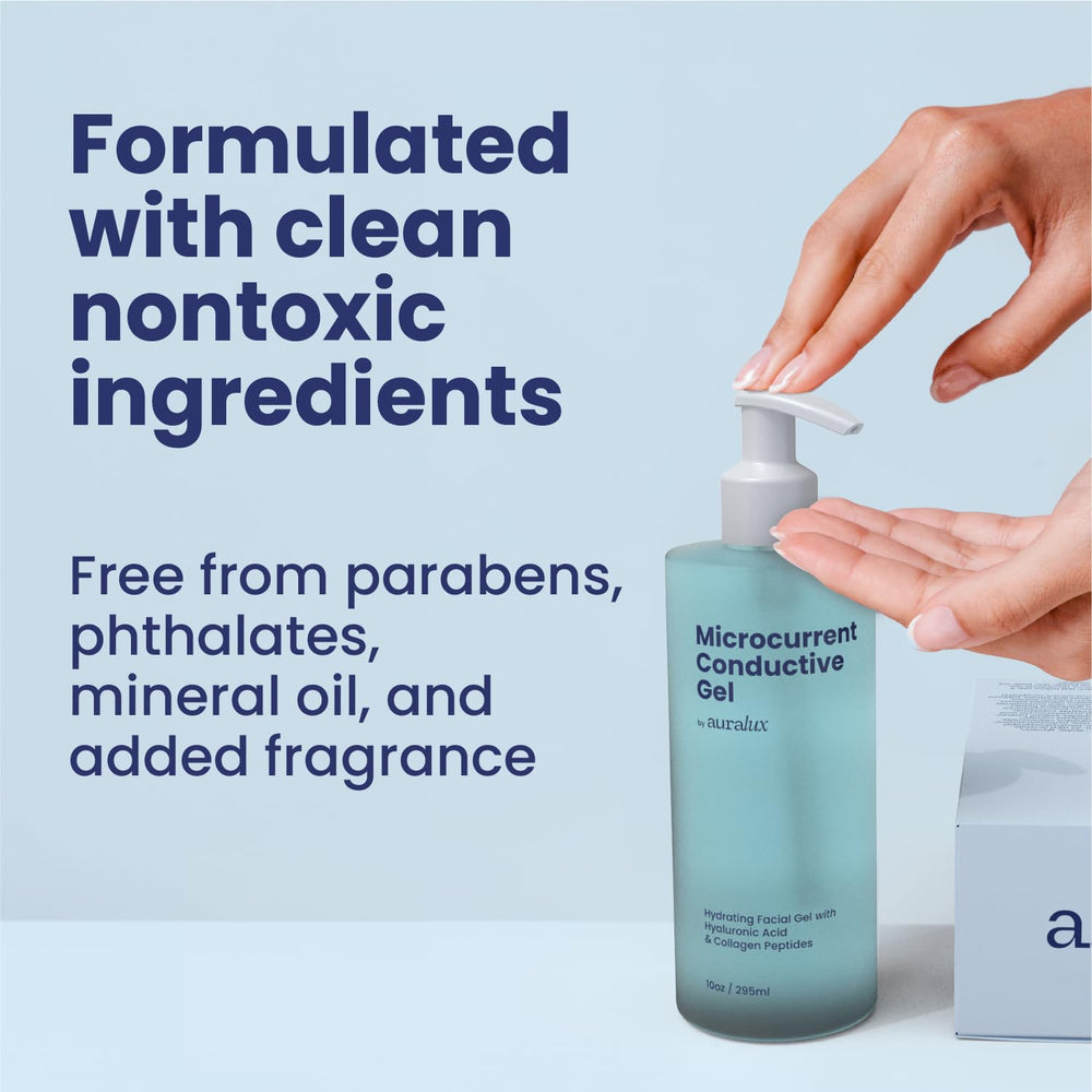 Berkland Auralux Hydrating Gel demonstrates compatibility with NuFace and other brands