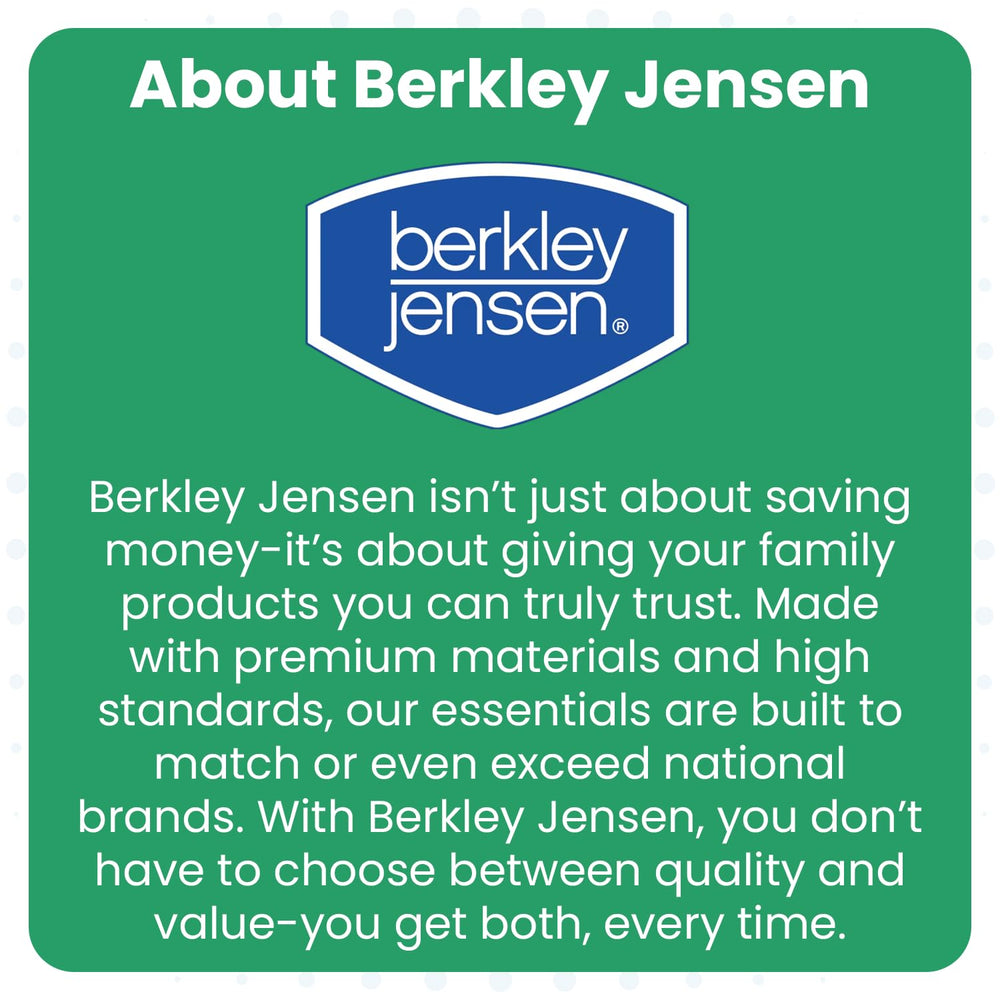Travel-friendly refill bottle from Berkley Jensen for on-the-go use.