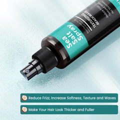 Berlaney Sea Salt Spray mist application highlights wave definition and bounce.