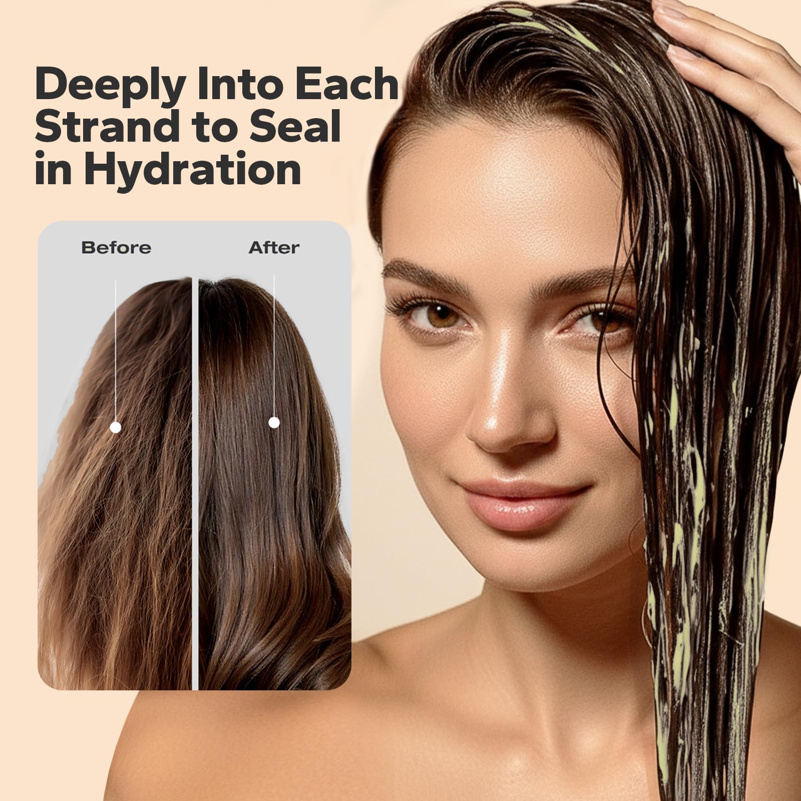 Berlix Batana Oil Paste texture shown as silky, lightweight cream.