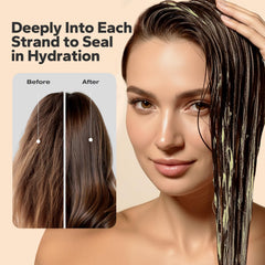 Berlix Batana Oil Paste texture shown as silky, lightweight cream.