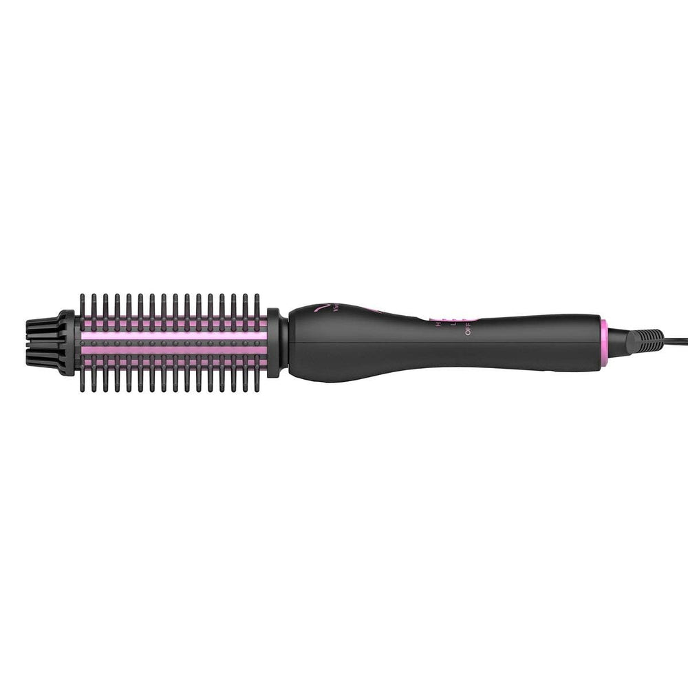 BERTA 2IN1 rotating ceramic barrel for curls, waves, or straight looks.