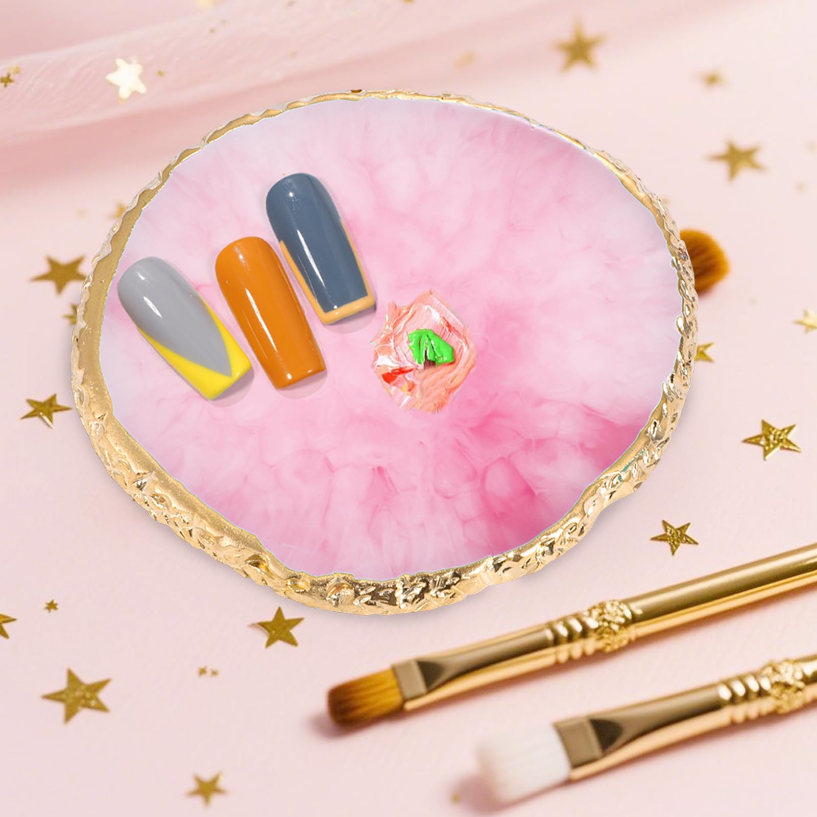BESARME dual-ended brush for versatile nail design options