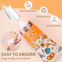 Besnel travel-size hand lotions, compact for on-the-go care.