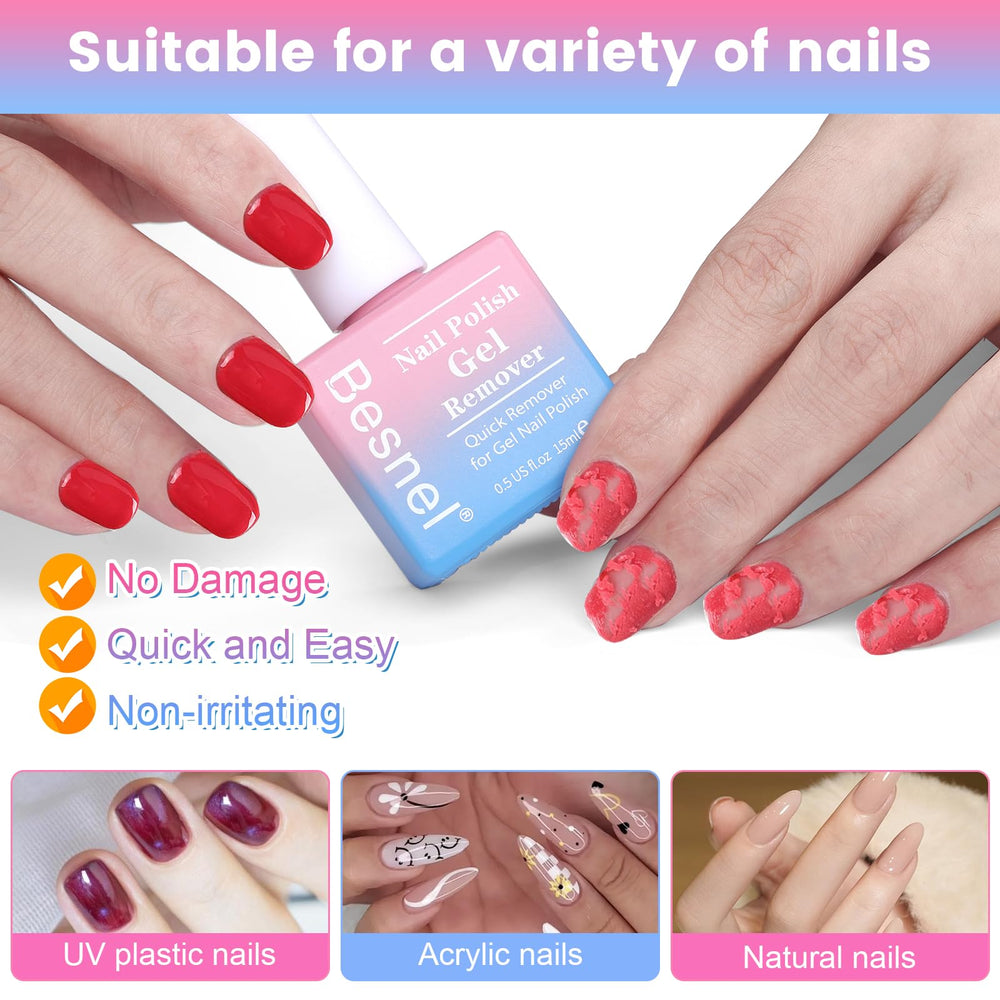 BESNEL nail-pusher-triangle-head enables clean cuticle shaping and gentle prep.