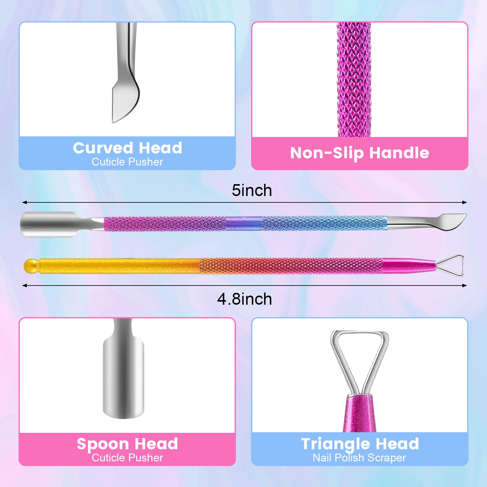 BESNEL six-sided-nail-file offers versatile shaping and buffing for home nails.