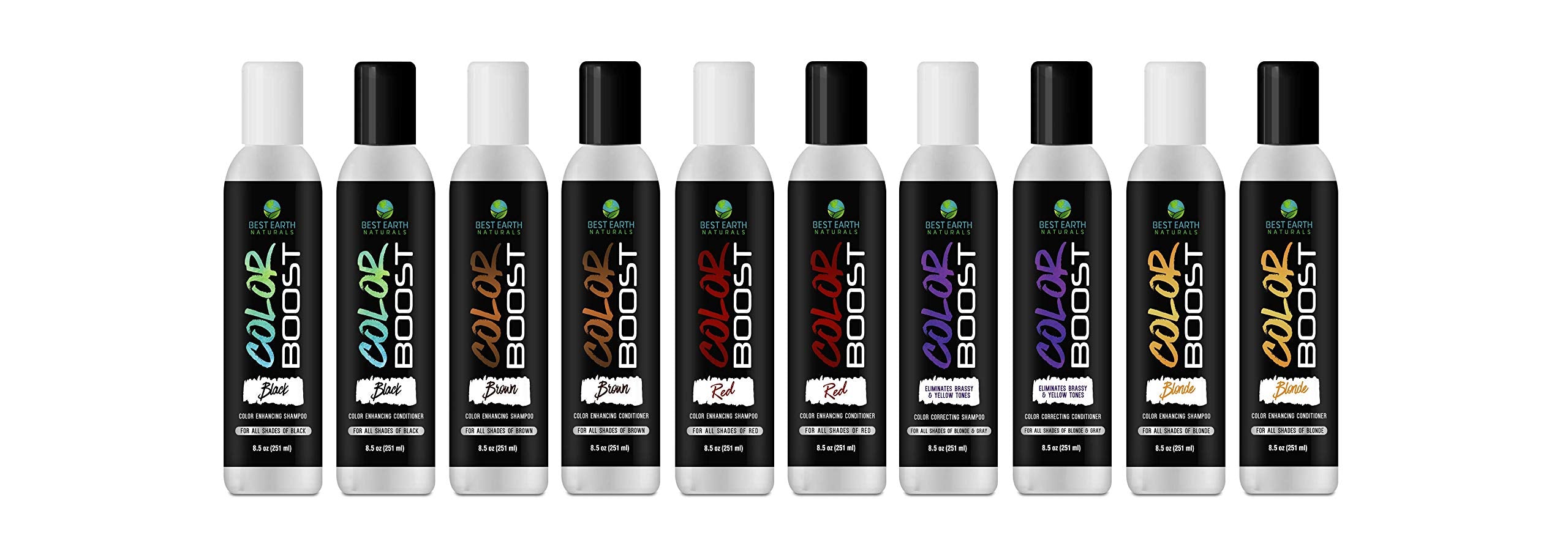 Best Earth Naturals Color Boost Brown Depositing Conditioner gray-hair coverage in action