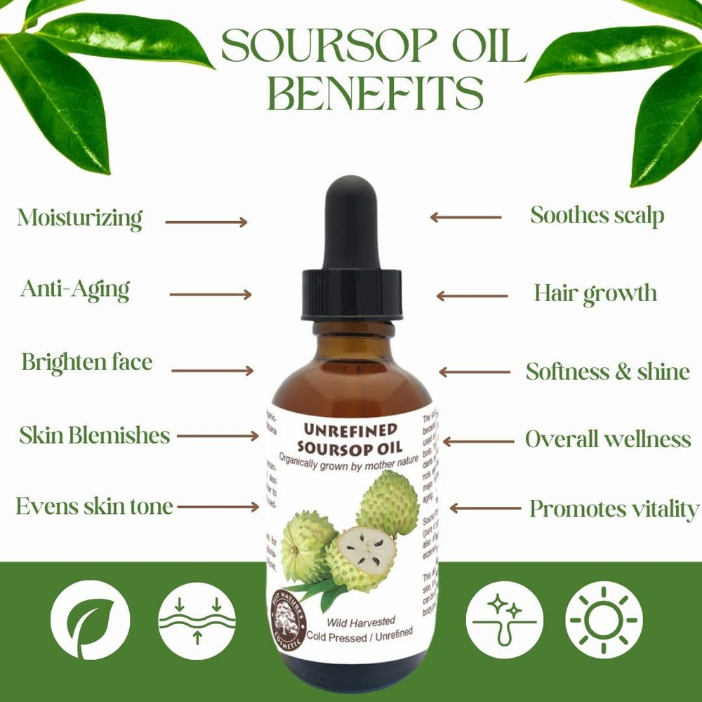 Best Nature's Cosmetics Soursop Oil applied to dry skin for a softer feel.