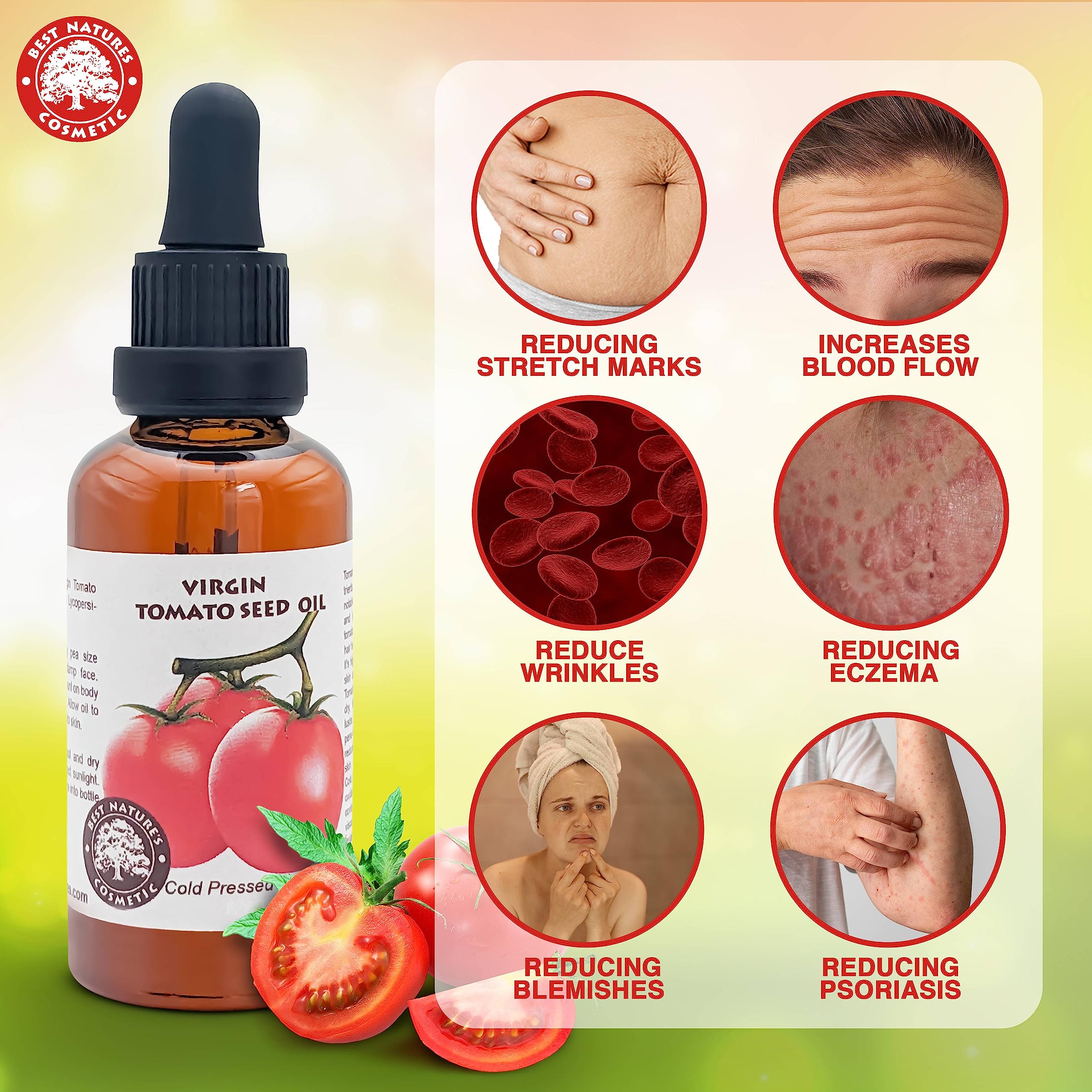Oil blends into serums and moisturizers for routine skincare.