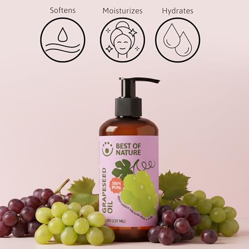 Best of Nature grapeseed oil made in the USA in small batches