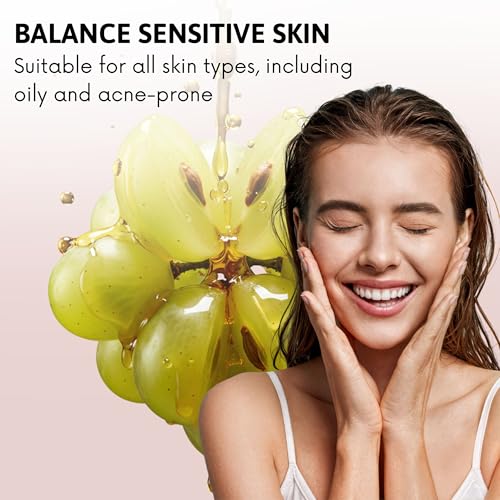 Best of Nature grapeseed oil on skin for quick-absorbing moisture