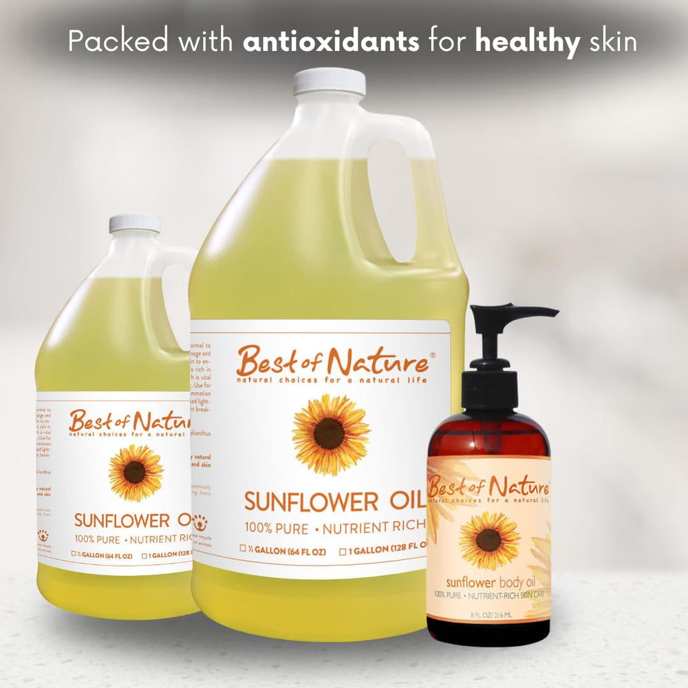 Best of Nature Sunflower Oil made in USA in small family batches