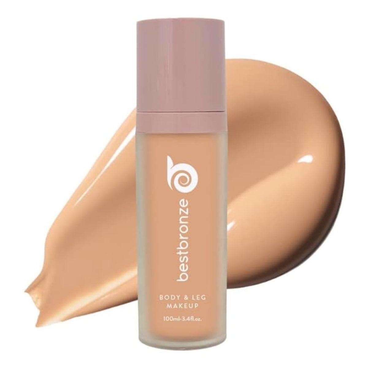BestBronze body makeup tattoo cover in NC18 Beige provides natural leg coverage