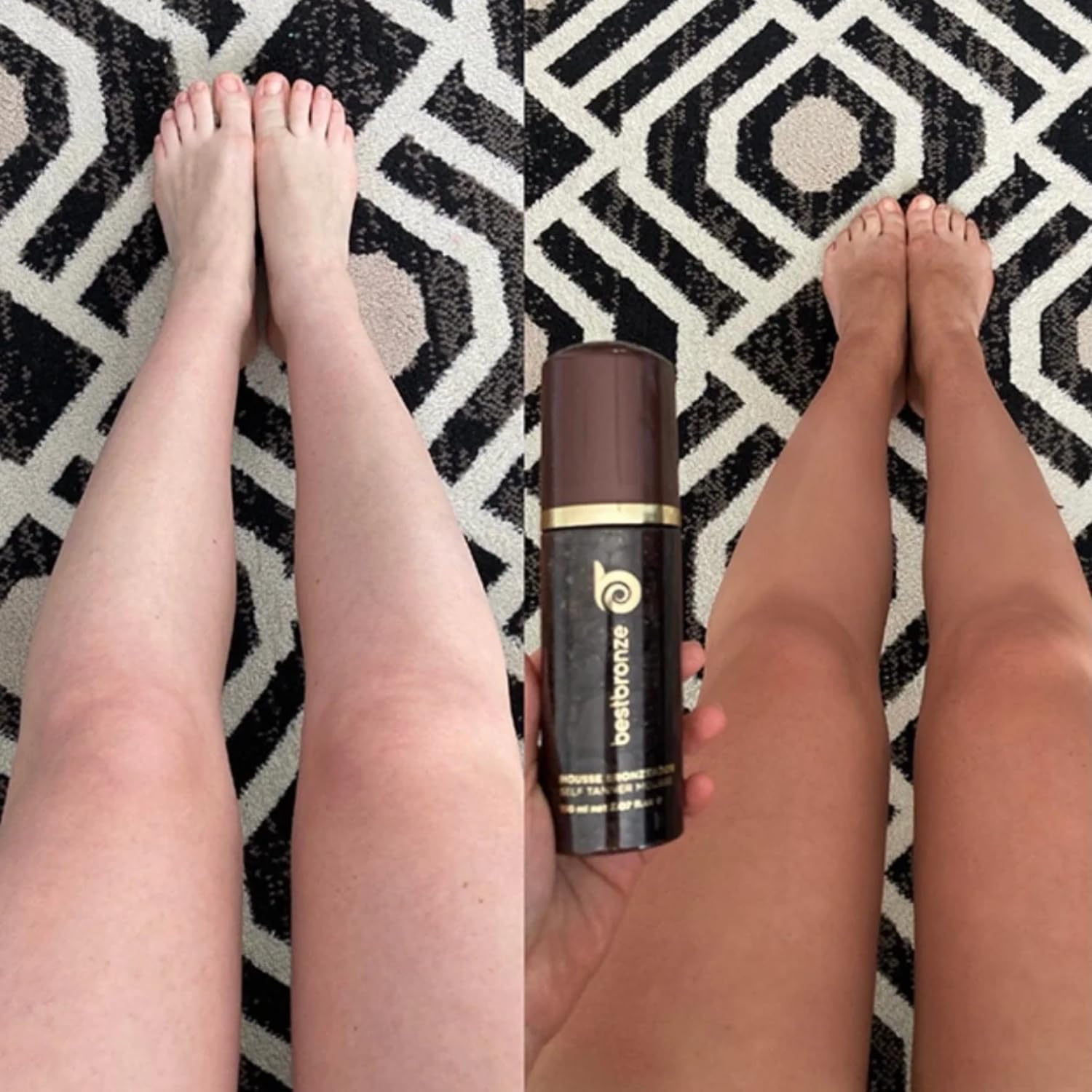 Best Bronze Tinted Self Tanner Foam drying time guides 3 to 8 hours for tan