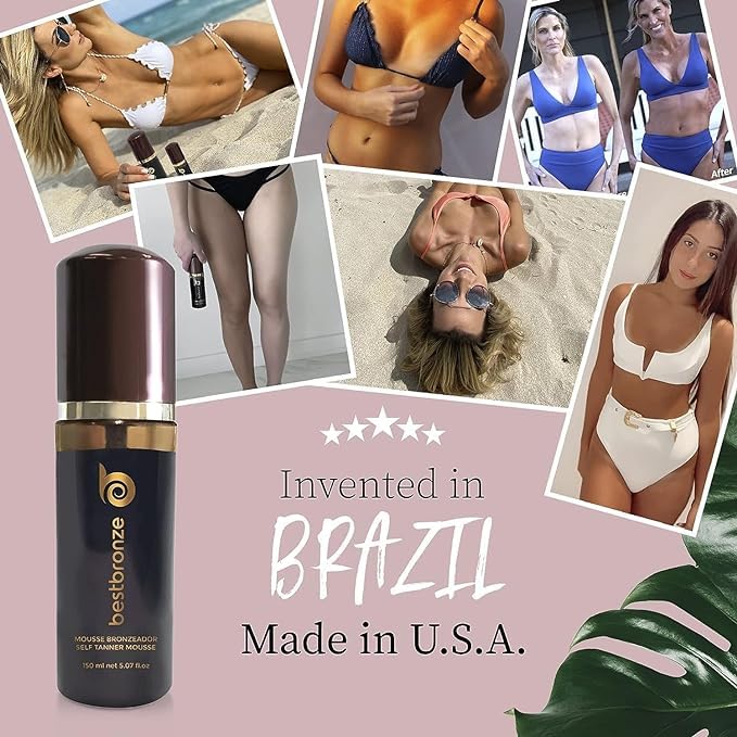 Best Bronze Tinted Self Tanner Foam wear duration suggests color lasts days