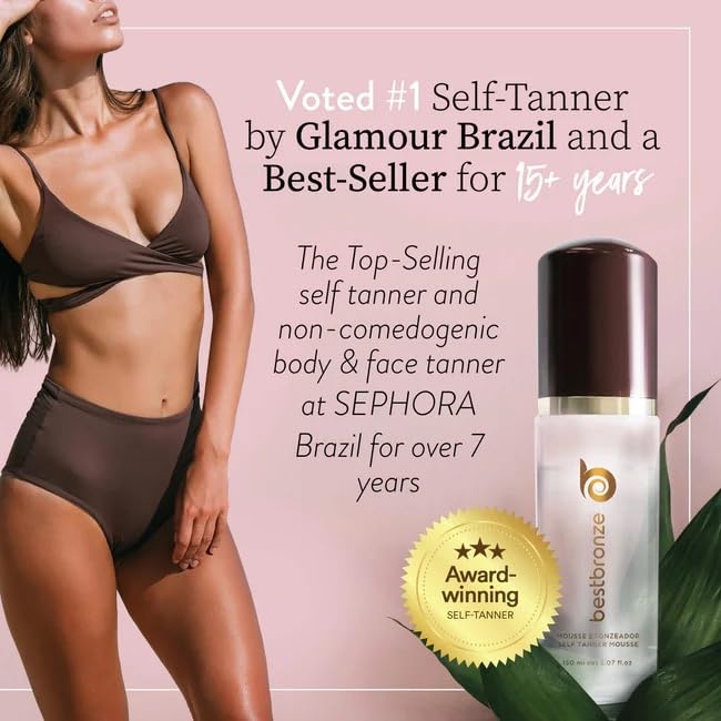Best Bronze Vegan Cruelty-Free Formula hydrates skin while tanning.