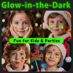 BestiePal luminous tattoos Christmas tree glow for joyful decorations