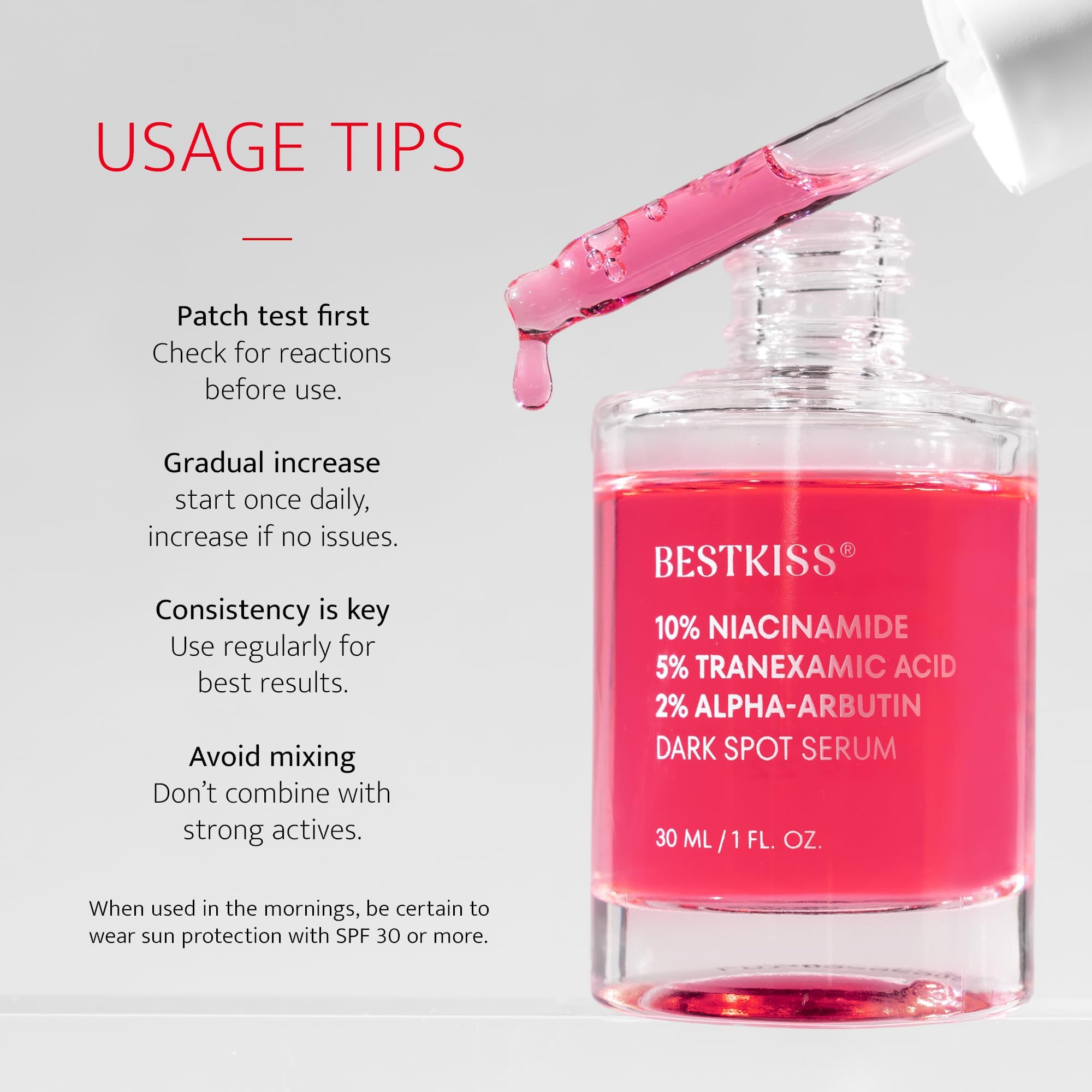 Bestkiss centella asiatica soothing extract visual suggesting calm, comfortable skin.