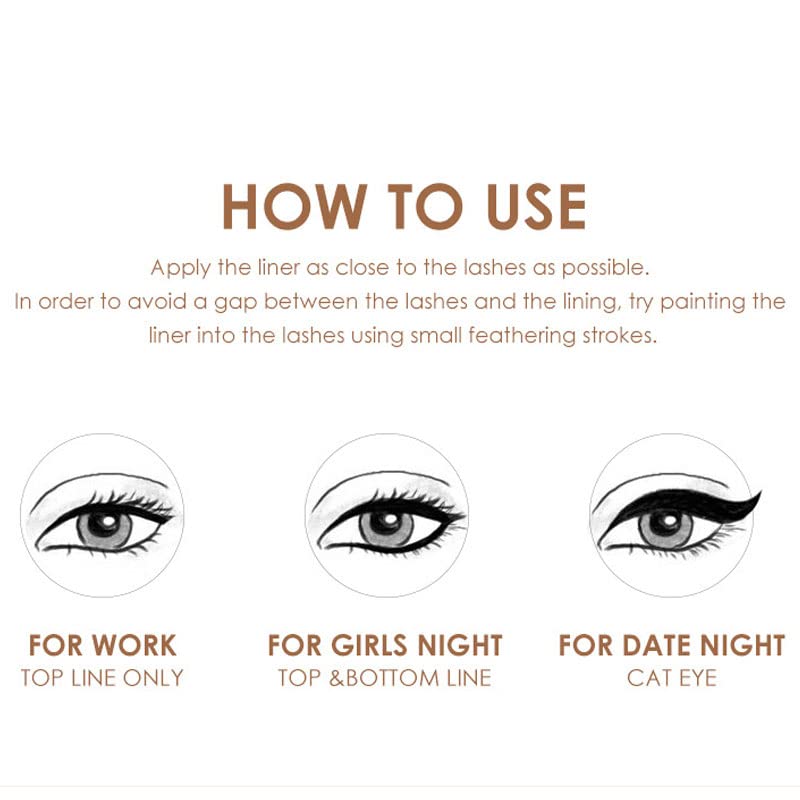 BestLand 12 Colors Eyeliner Set everyday looks and bold styles with rich matte finish.