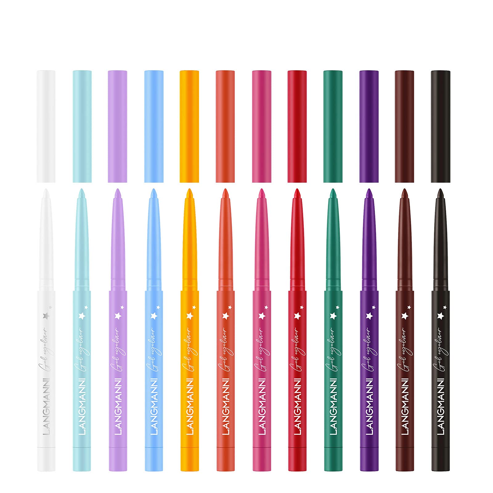 BestLand 12 Colors Eyeliner Set vegan cruelty-free claim supports ethical beauty choices.