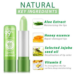 BestLand aloe vera moisturizing lipstick close-up reveals natural finish