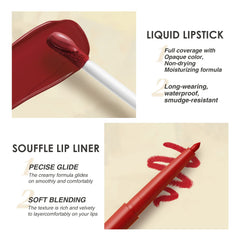 BestLand lip liner pens display precise, silky contours.