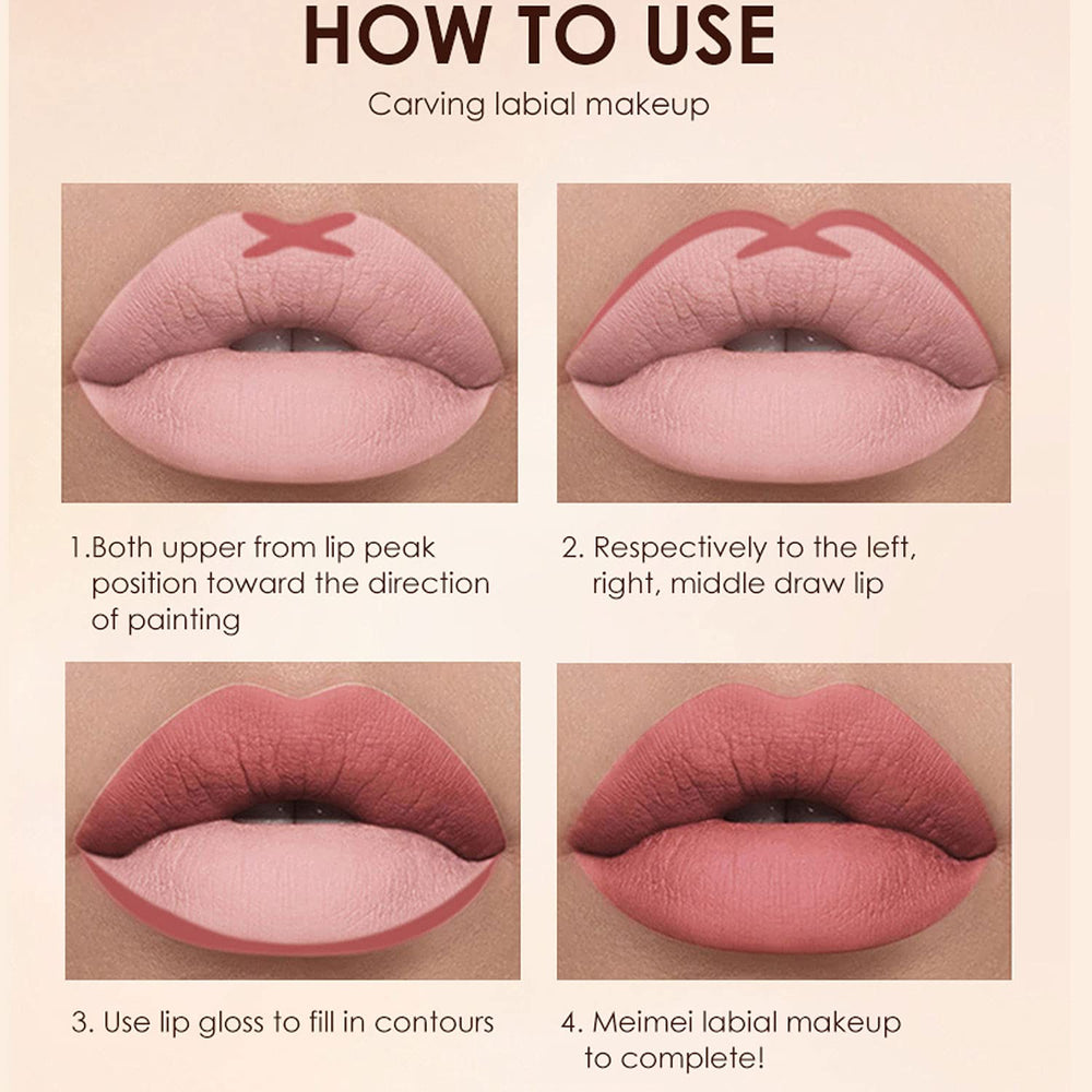 BestLand long-wear waterproof lip color withstands daily wear.