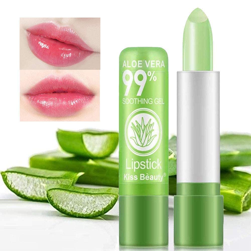 BestLand lipstick shot highlights natural ingredients like Aloe Vera and Vitamin E