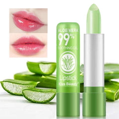 BestLand lipstick shot highlights natural ingredients like Aloe Vera and Vitamin E