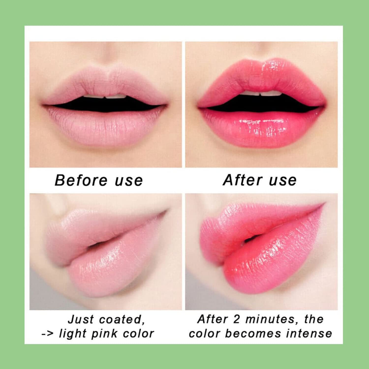 BestLand waterproof long-lasting lipstick swatch demonstrates durable color