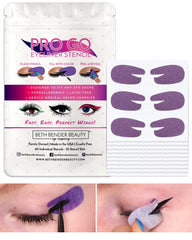Beth Bender Beauty Pro Go Eyeliner Stencil cat-eye precision for flawless symmetry.