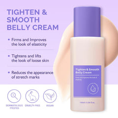 BETTENKO firming lotion visual highlights lifted, toned skin.