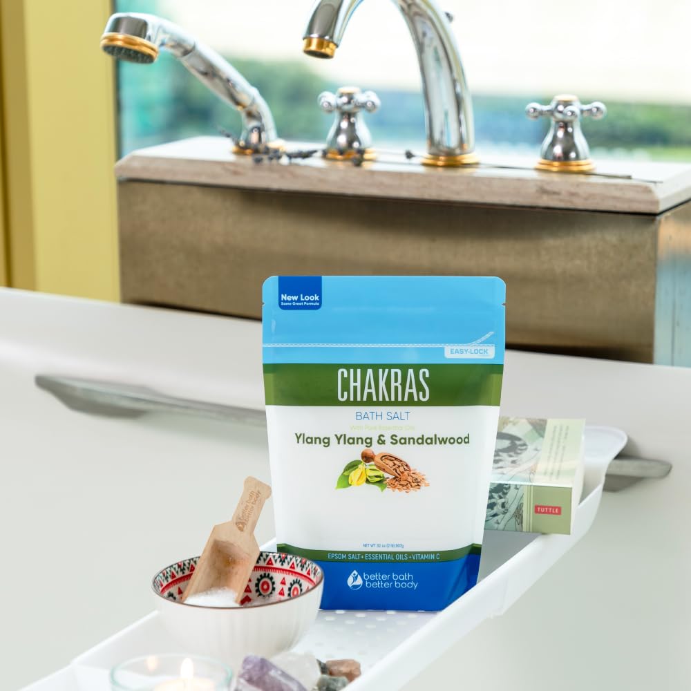 Vitamin C crystals featured in Better Bath Better Body chakras bath salt formula.
