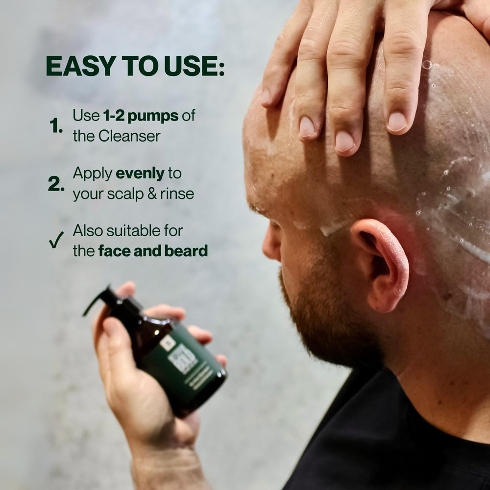 BETTER BE BOLD No Hair Shampoo eco-friendly German packaging signals premium care.