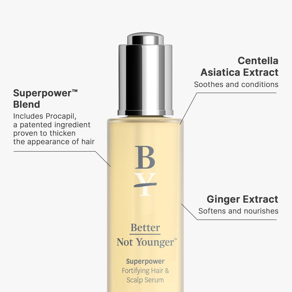 Better Not Younger lightweight, non-greasy formula absorbs quickly.
