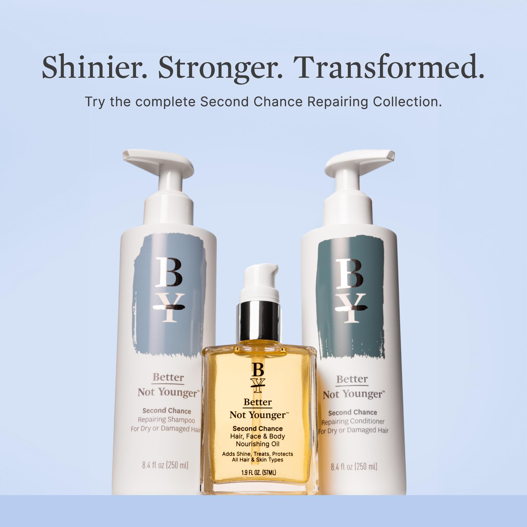 Better Not Younger Nourishing Oil packaging emphasizes vegan formula