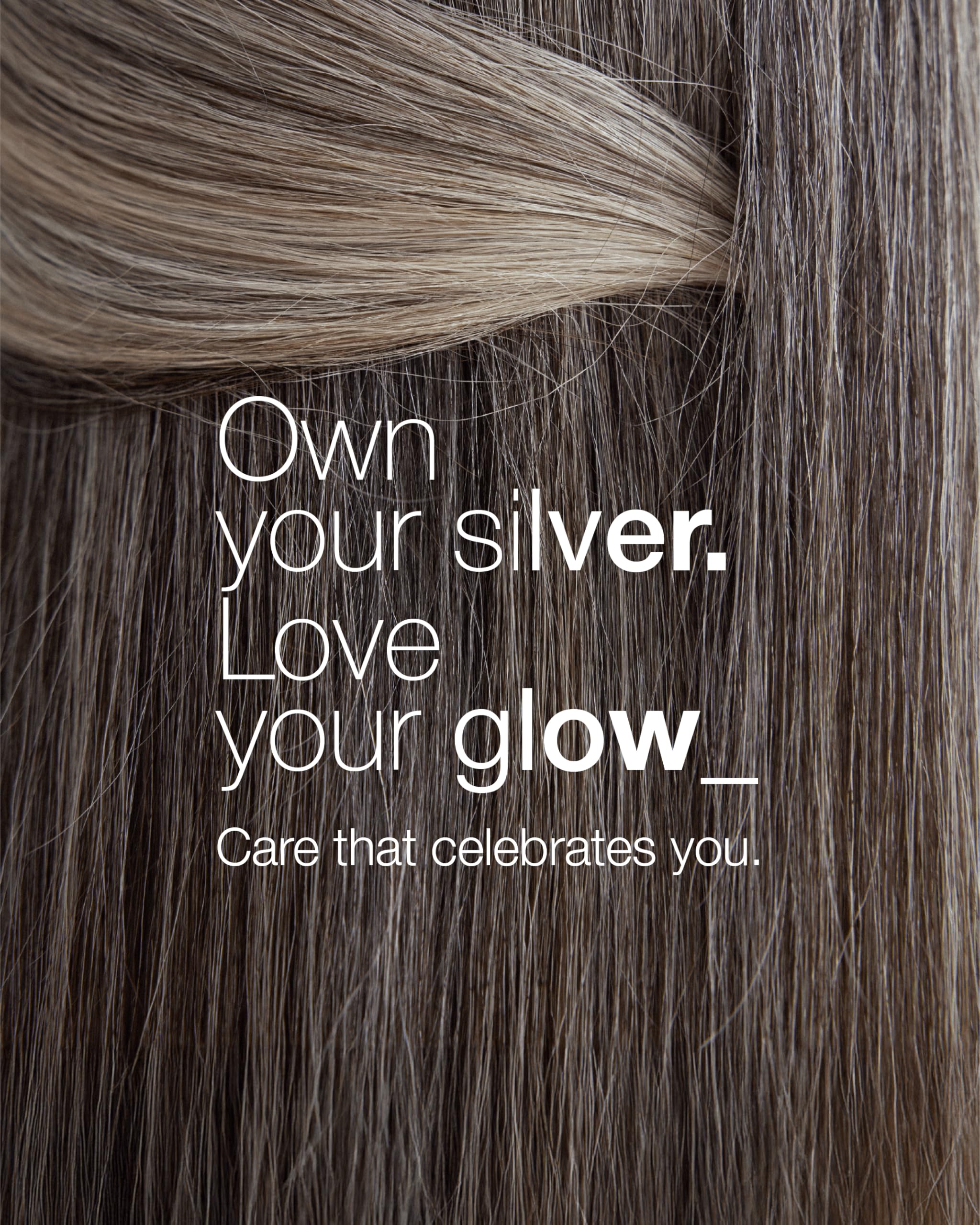Close-up of Better Not Younger Silver Lining Shampoo purple lather on hair strands