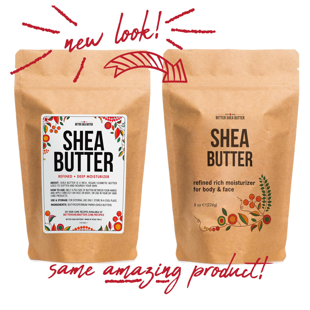Better Shea Butter African origin, pure and refined ingredients.