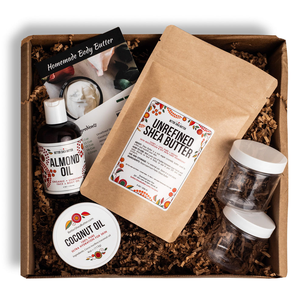 Better Shea Butter body butter making kit for DIY skincare enthusiasts and silky results
