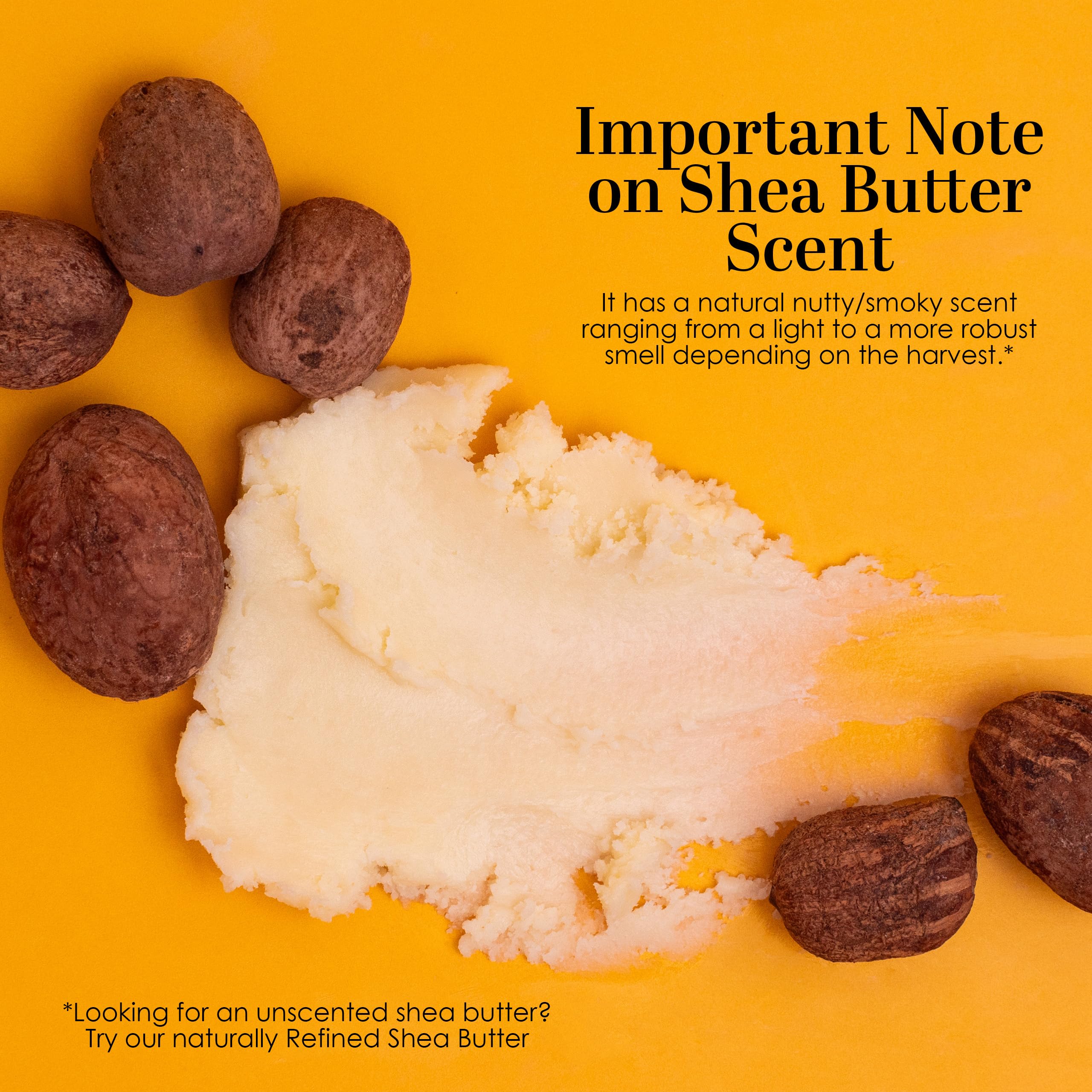 Better Shea Butter being melted for body use application
