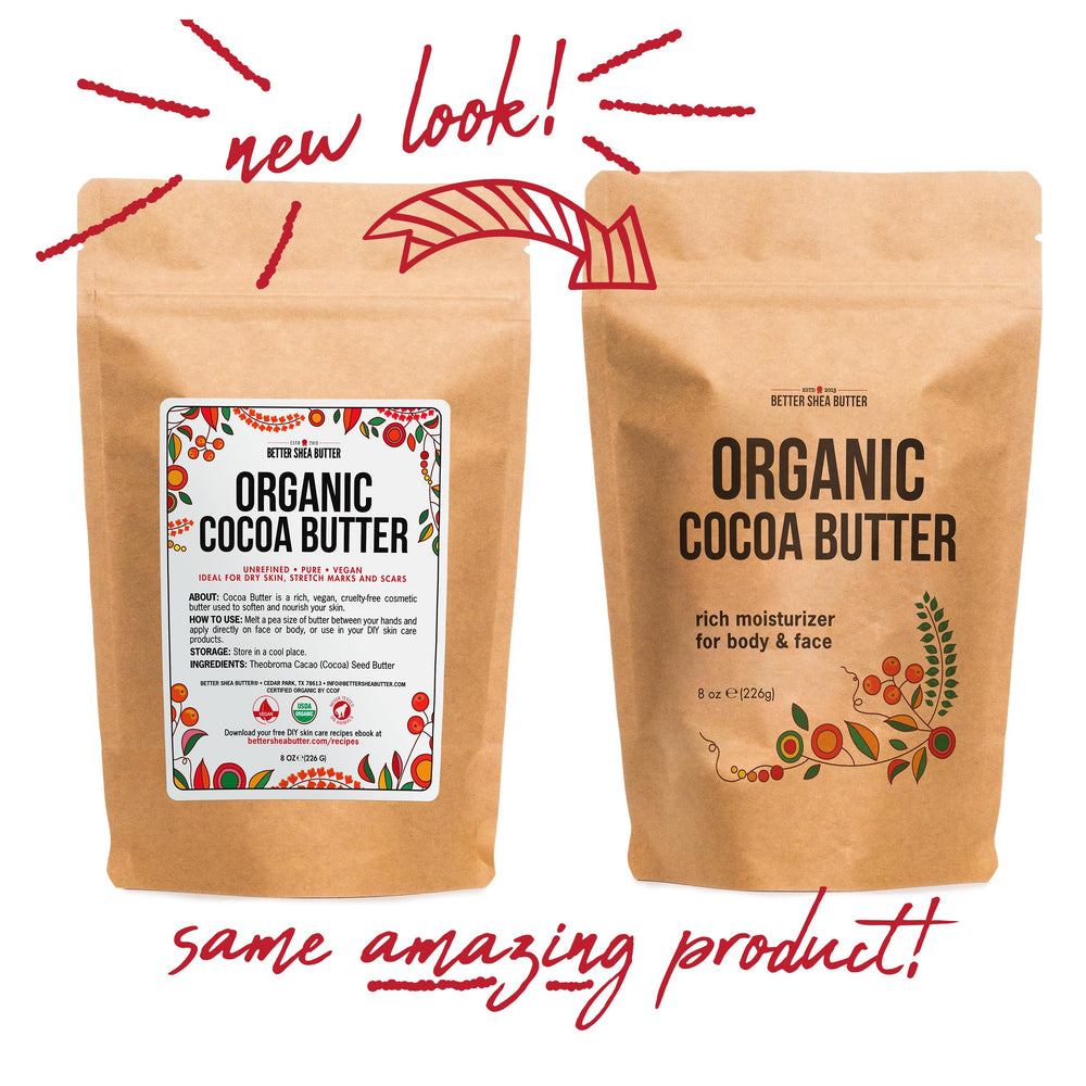 Better Shea Butter cocoa butter lip-balm base for DIY products.