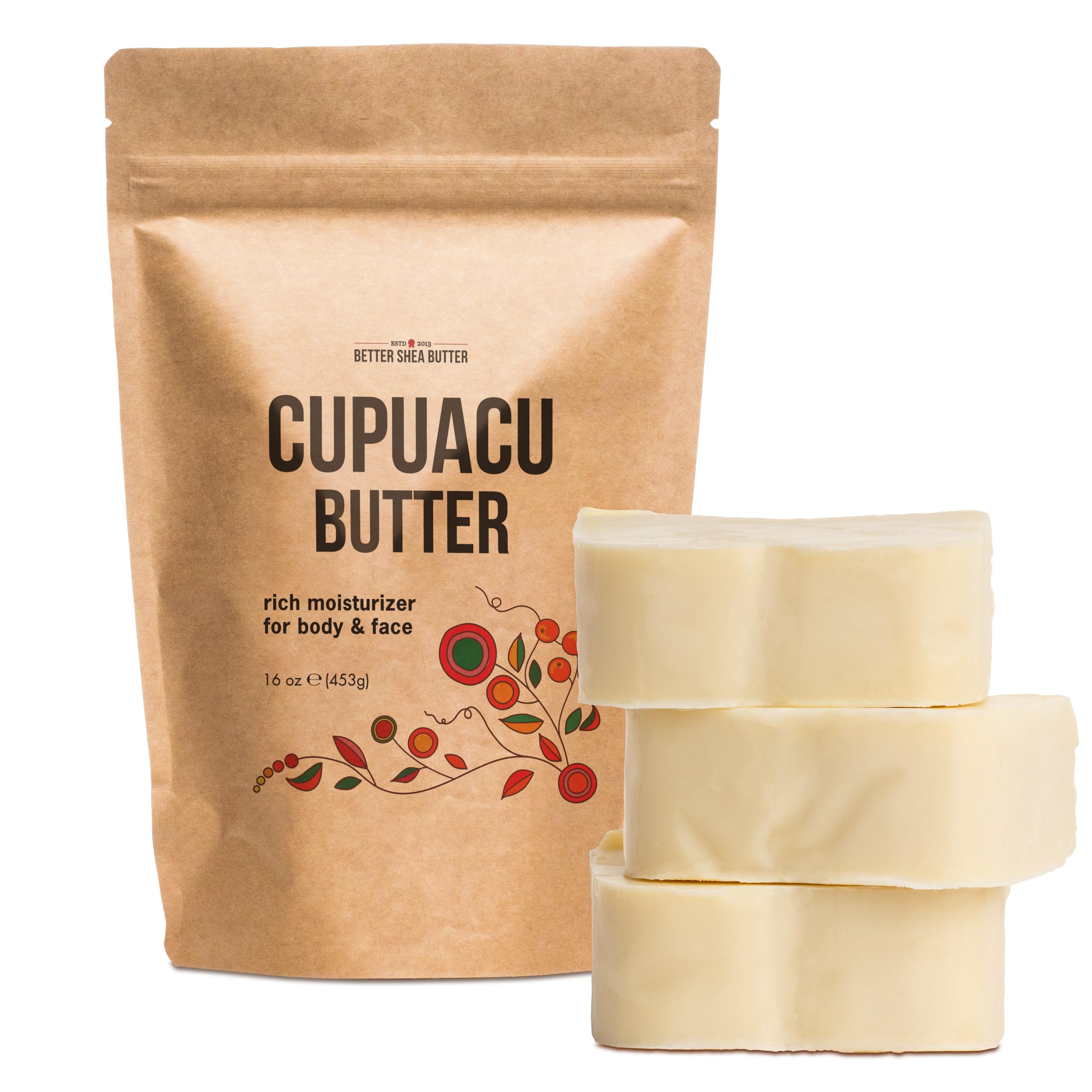 Better Shea Butter Cupuacu Butter raw jar for DIY skincare base.