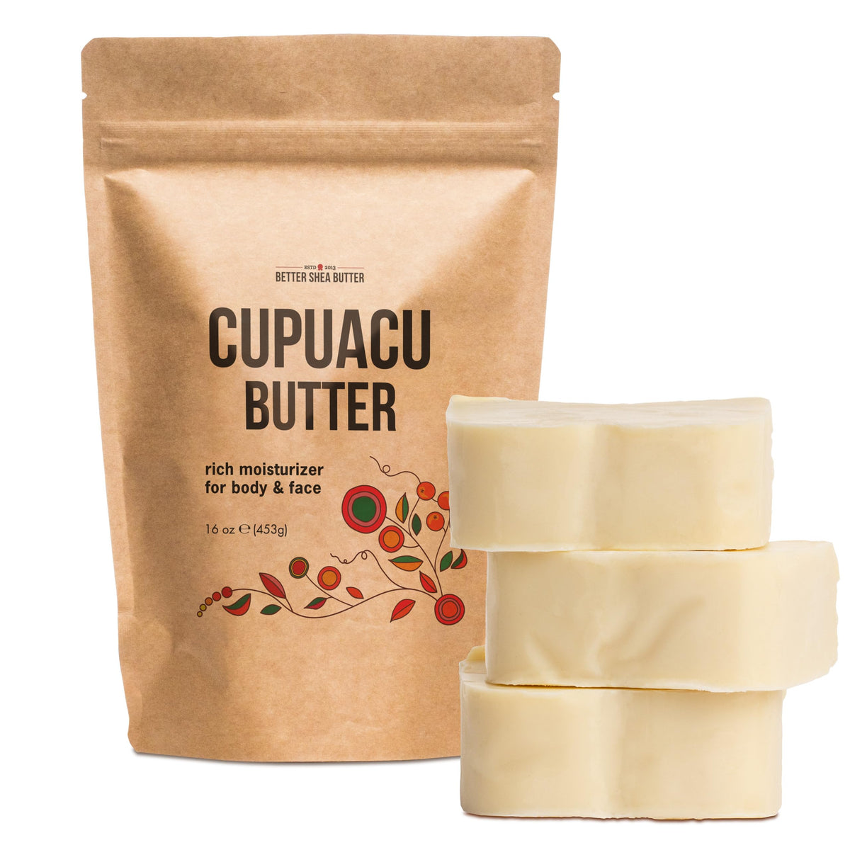 Better Shea Butter Cupuacu Butter raw jar for DIY skincare base.