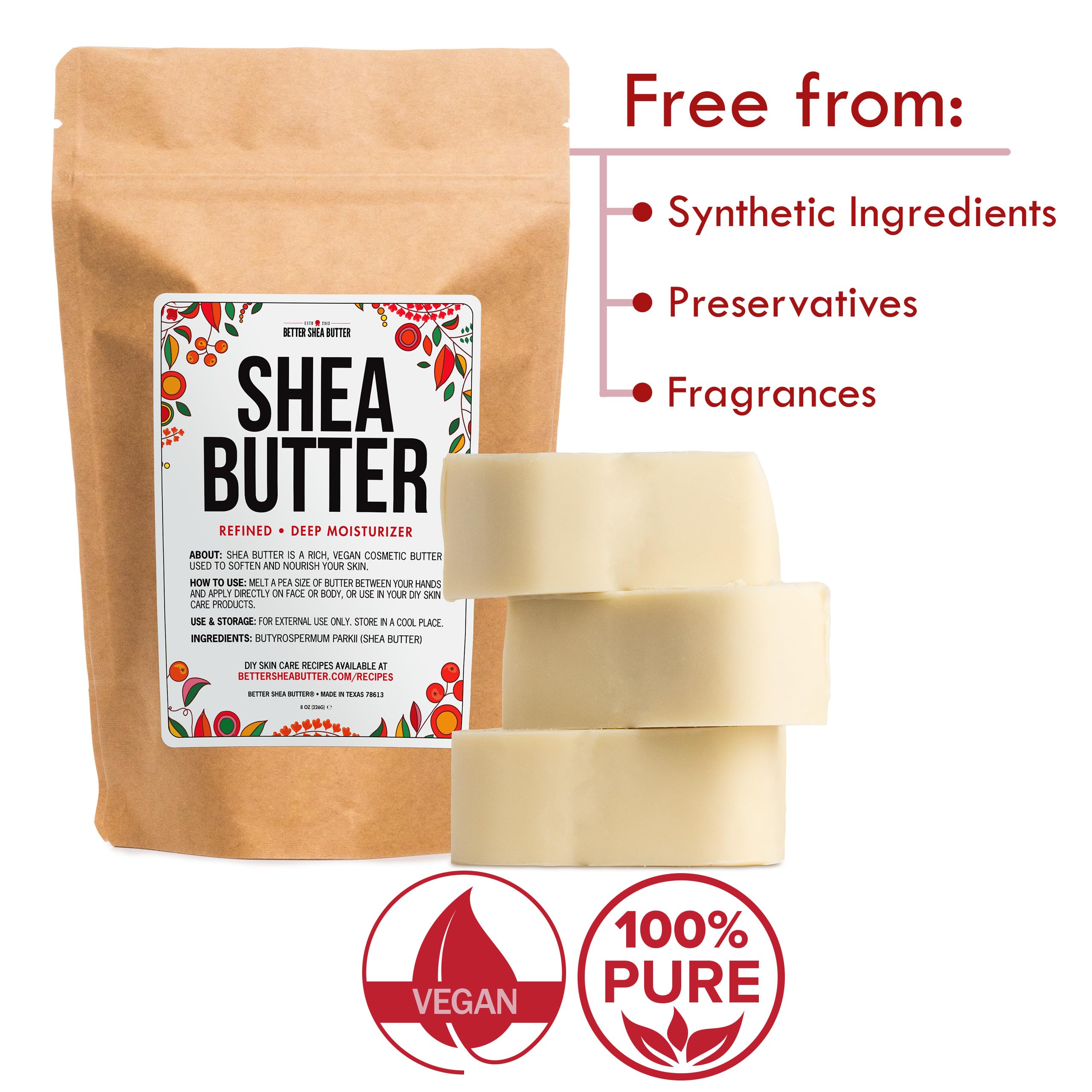 Better Shea Butter DIY whipped body butter base for creamy recipes.