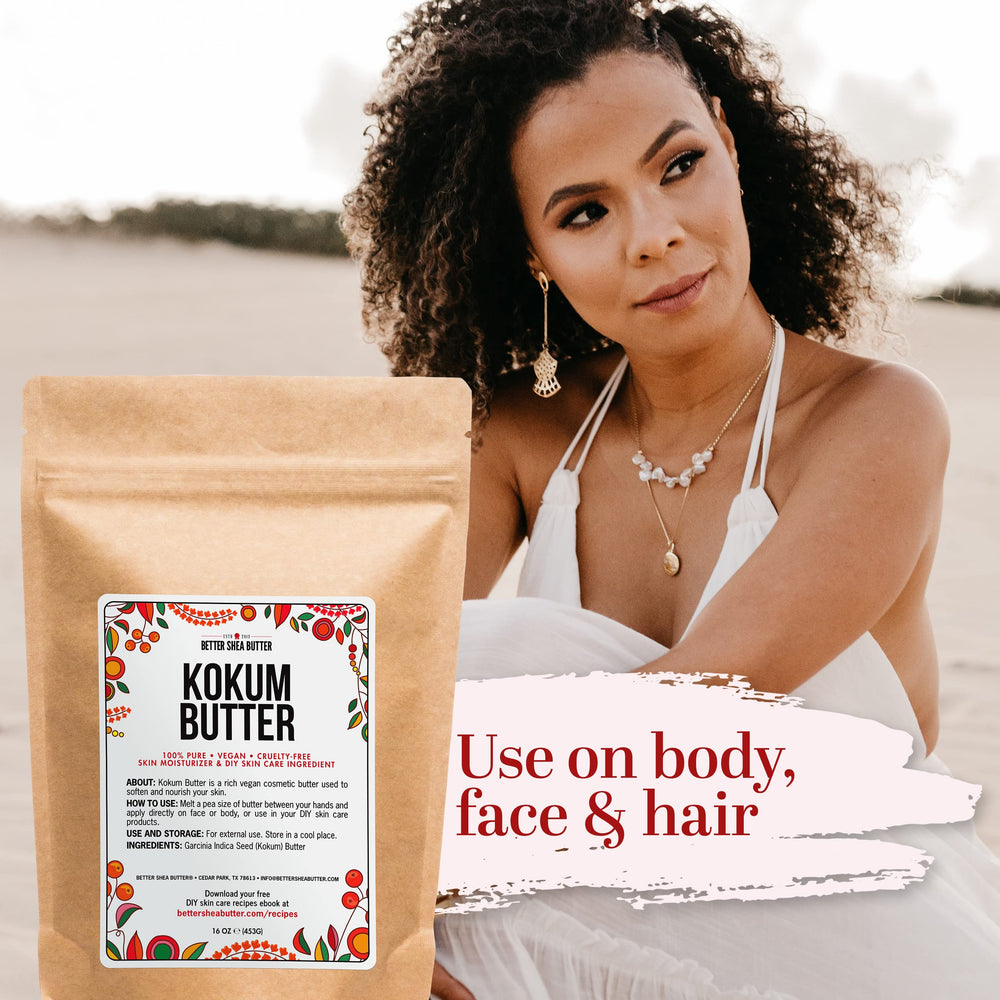 Kokum Butter bar in a soap base context for DIY soap crafting
