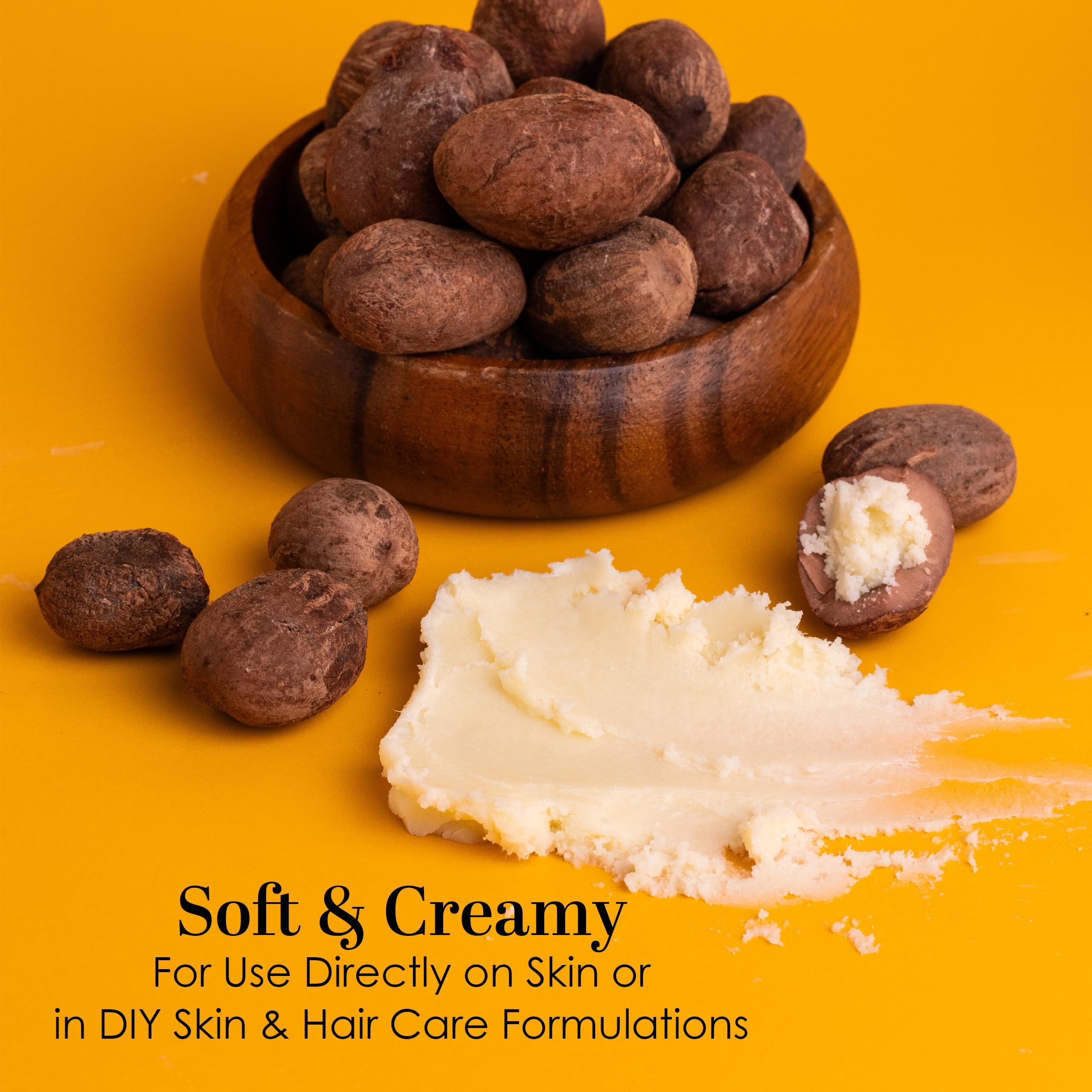 Better Shea Butter with natural smoky scent close-up on block